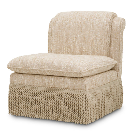 Beige Bouclé Accent Chair Fairburn | Cabothousefurniture.com
