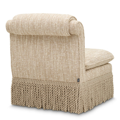 Beige Bouclé Accent Chair Fairburn | Cabothousefurniture.com