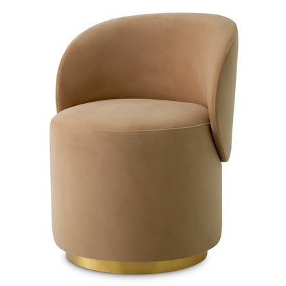 Upholstered Swivel Dining Chair Greer