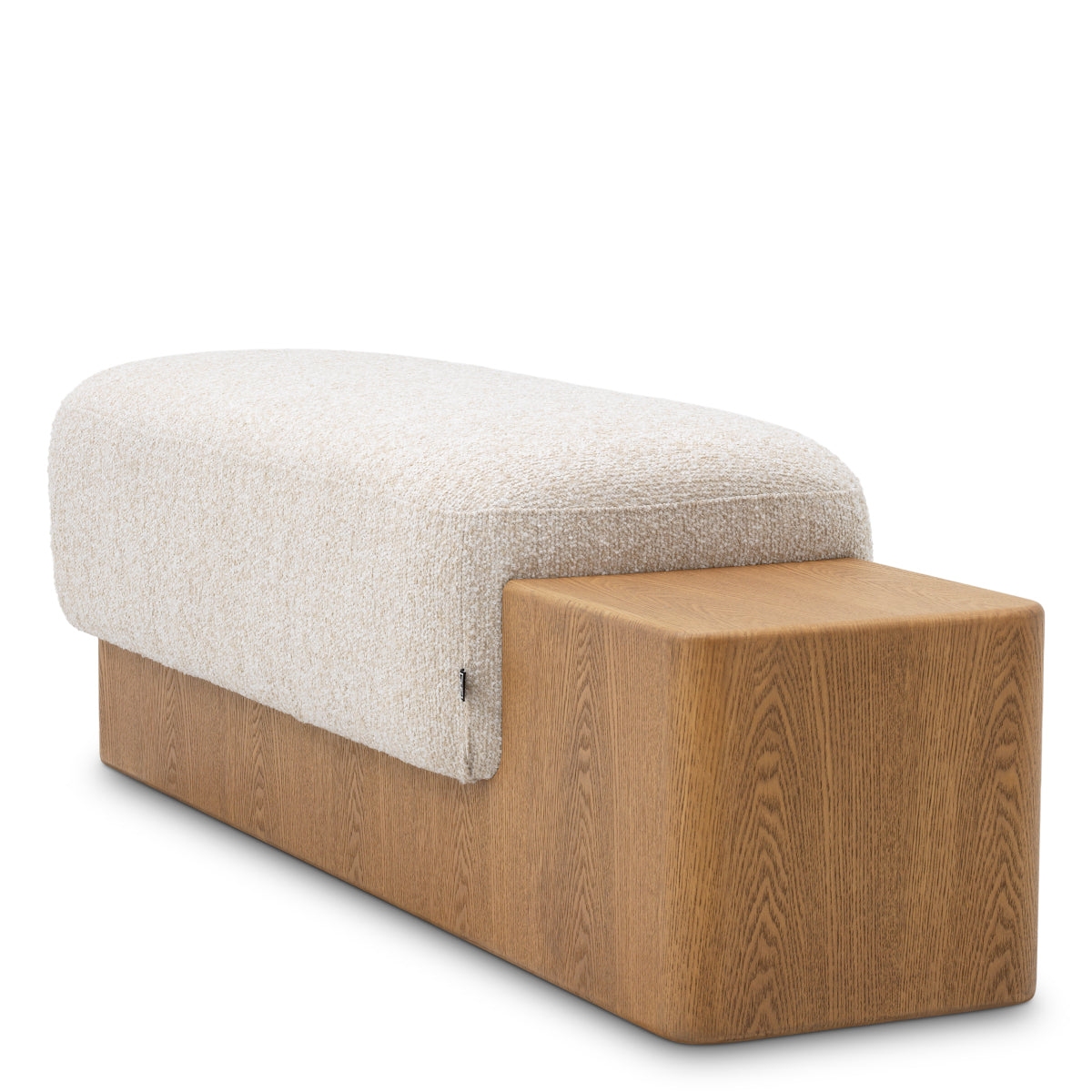 Upholstered Column Bench Colburn | Cabothousefurniture.com