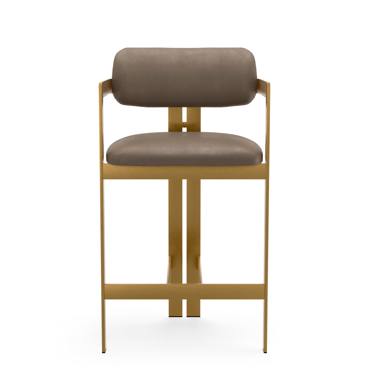 Leather Upholstered Counter Stool Donato | Cabothousefurniture.com