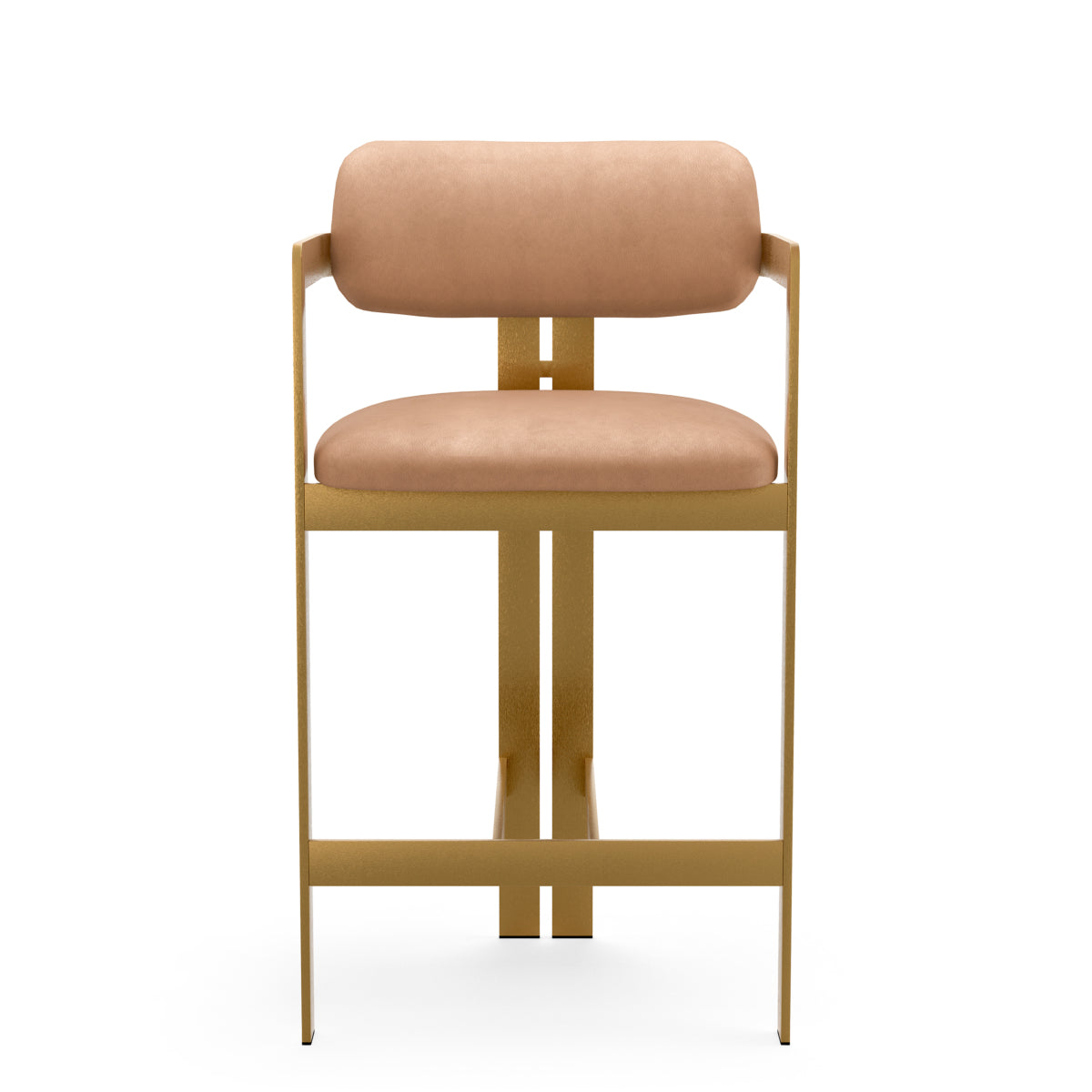 Leather Upholstered Counter Stool Donato | Cabothousefurniture.com
