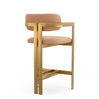Leather Upholstered Counter Stool Donato | Cabothousefurniture.com