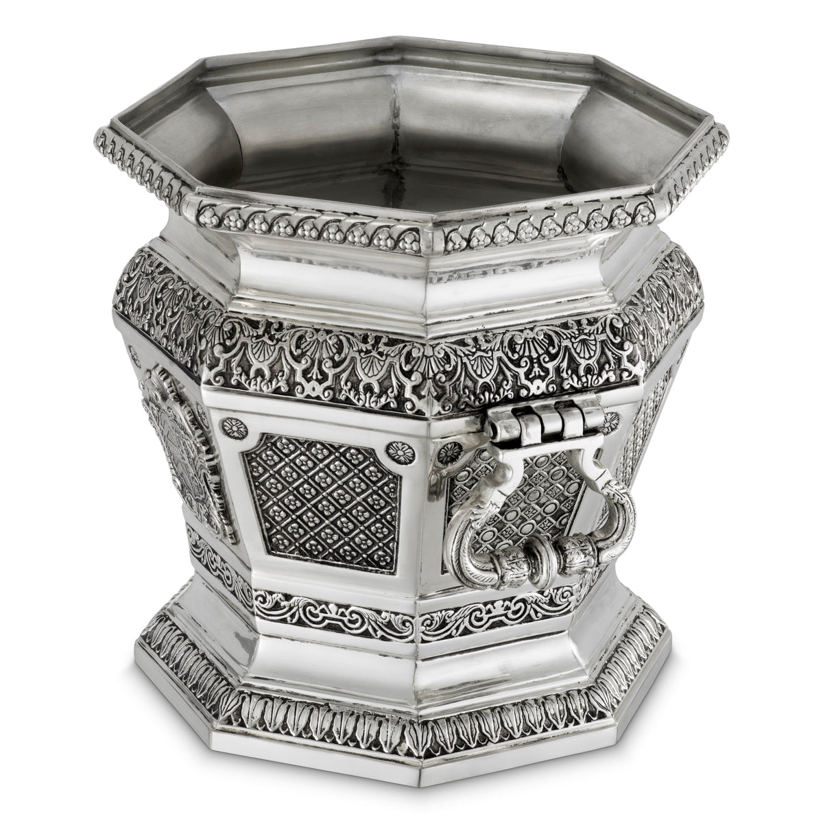 Silver Wine Cooler Object Walpole | Cabothousefurniture.com