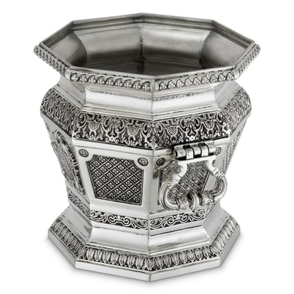 Silver Wine Cooler Object Walpole | Cabothousefurniture.com
