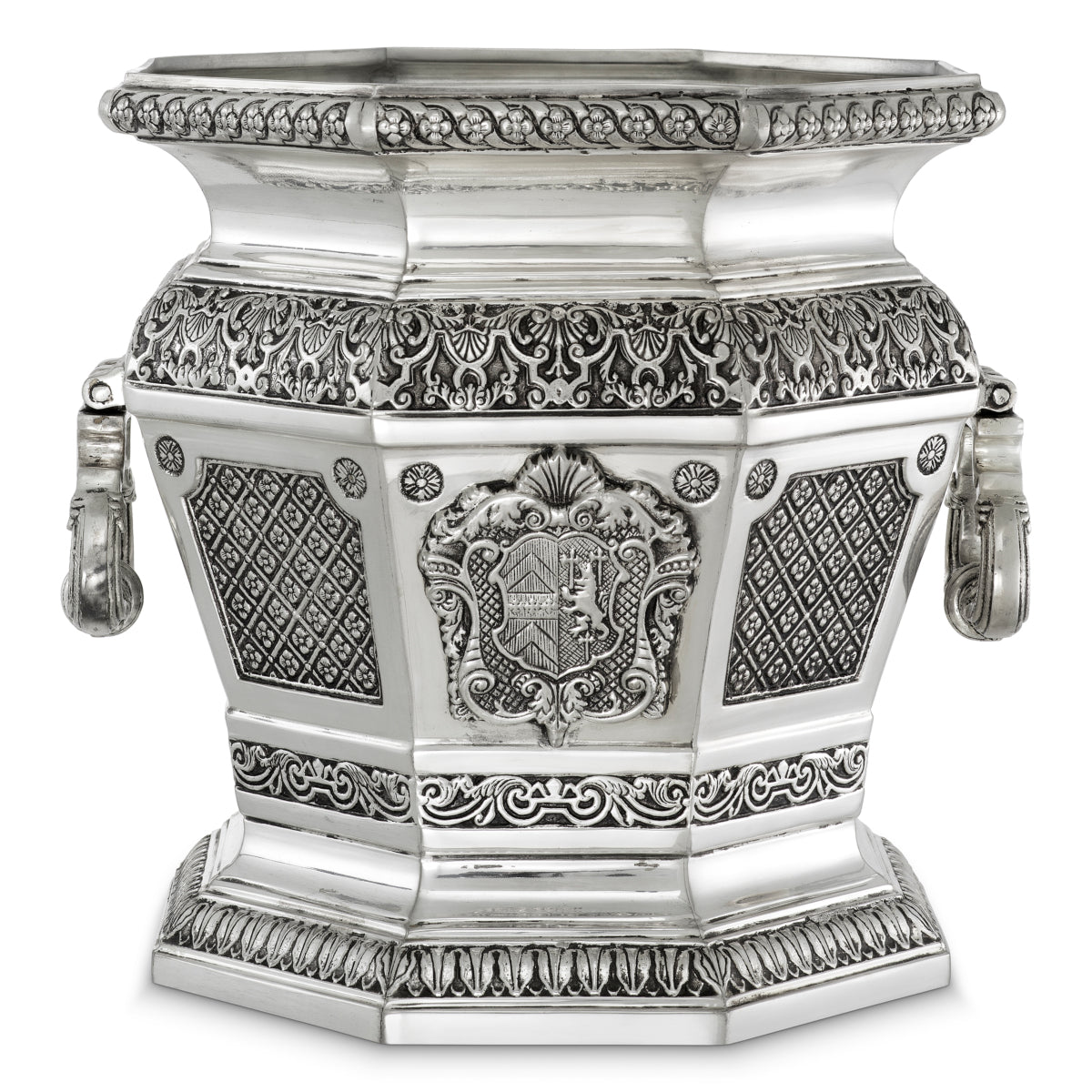 Silver Wine Cooler Object Walpole | Cabothousefurniture.com