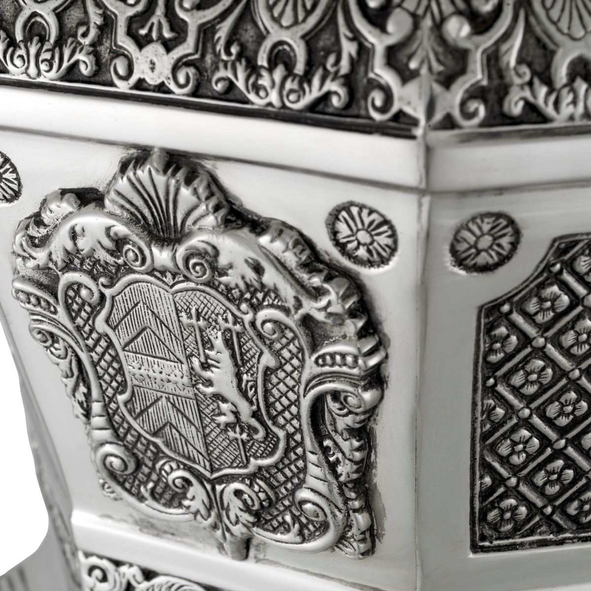Silver Wine Cooler Object Walpole | Cabothousefurniture.com