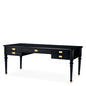 Black 5-Drawer Desk Wimbledon