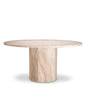 Round Travertine Dining Table Florence