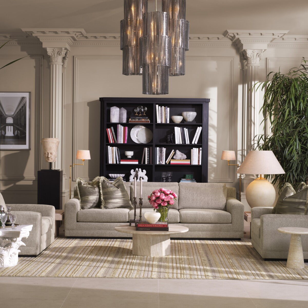 Oak Display Cabinet L Metropolitan | Cabothousefurniture.com