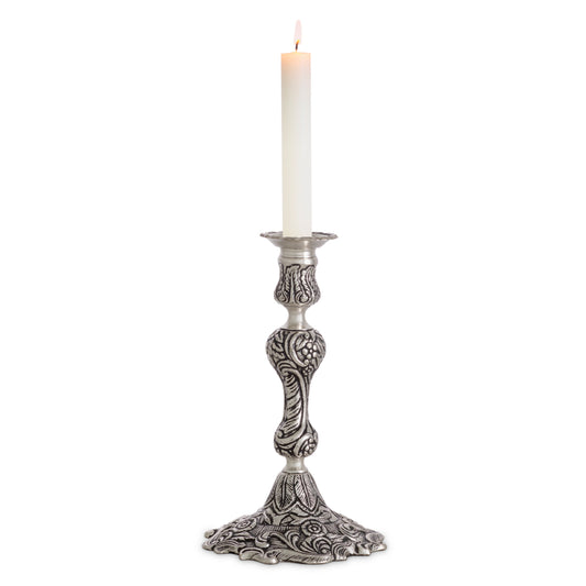 Antique Silver Candle Holder Thomson | Cabothousefurniture.com