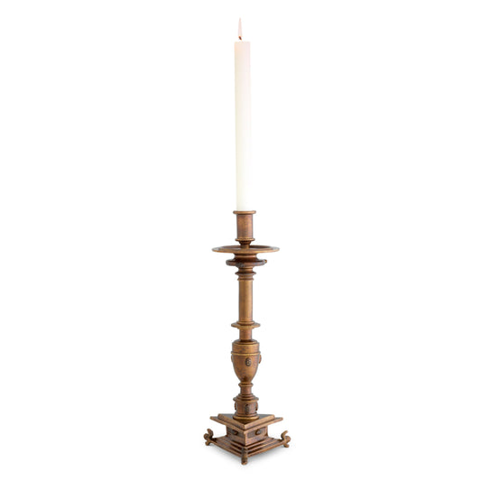 Antique Gold Candle holder Philip | Cabothousefurniture.com
