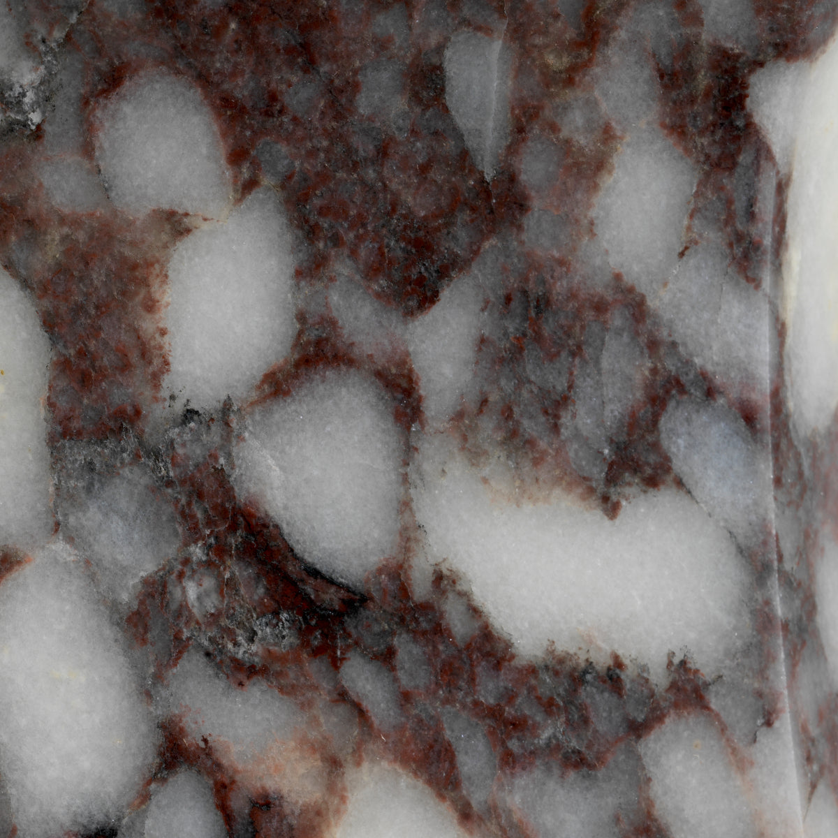 White Marble Vase Bennington | Cabothousefurniture.com