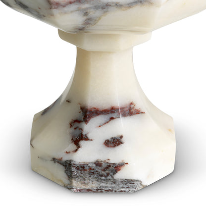 White Marble Vase Bennington | Cabothousefurniture.com