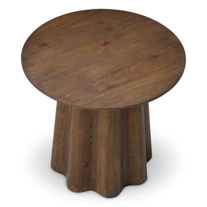 Oak Veneer Side Table Papyrus | Cabothousefurniture.com