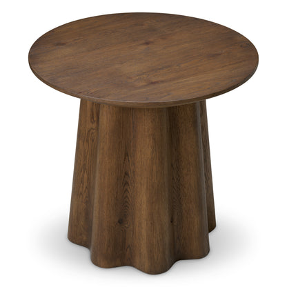 Oak Veneer Side Table Papyrus | Cabothousefurniture.com