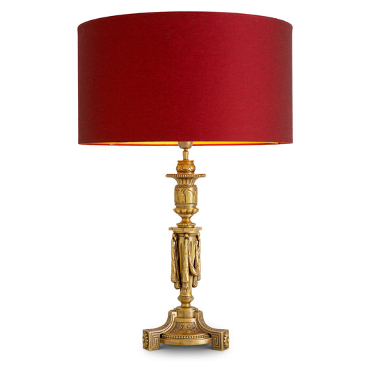 Brass Table Lamp Francis | Cabothousefurniture.com