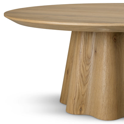 Oak Veneer Coffee Table Papyrus | Cabothousefurniture.com