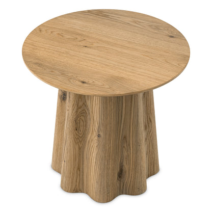 Oak Veneer Side Table Papyrus | Cabothousefurniture.com