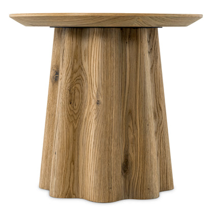 Oak Veneer Side Table Papyrus | Cabothousefurniture.com