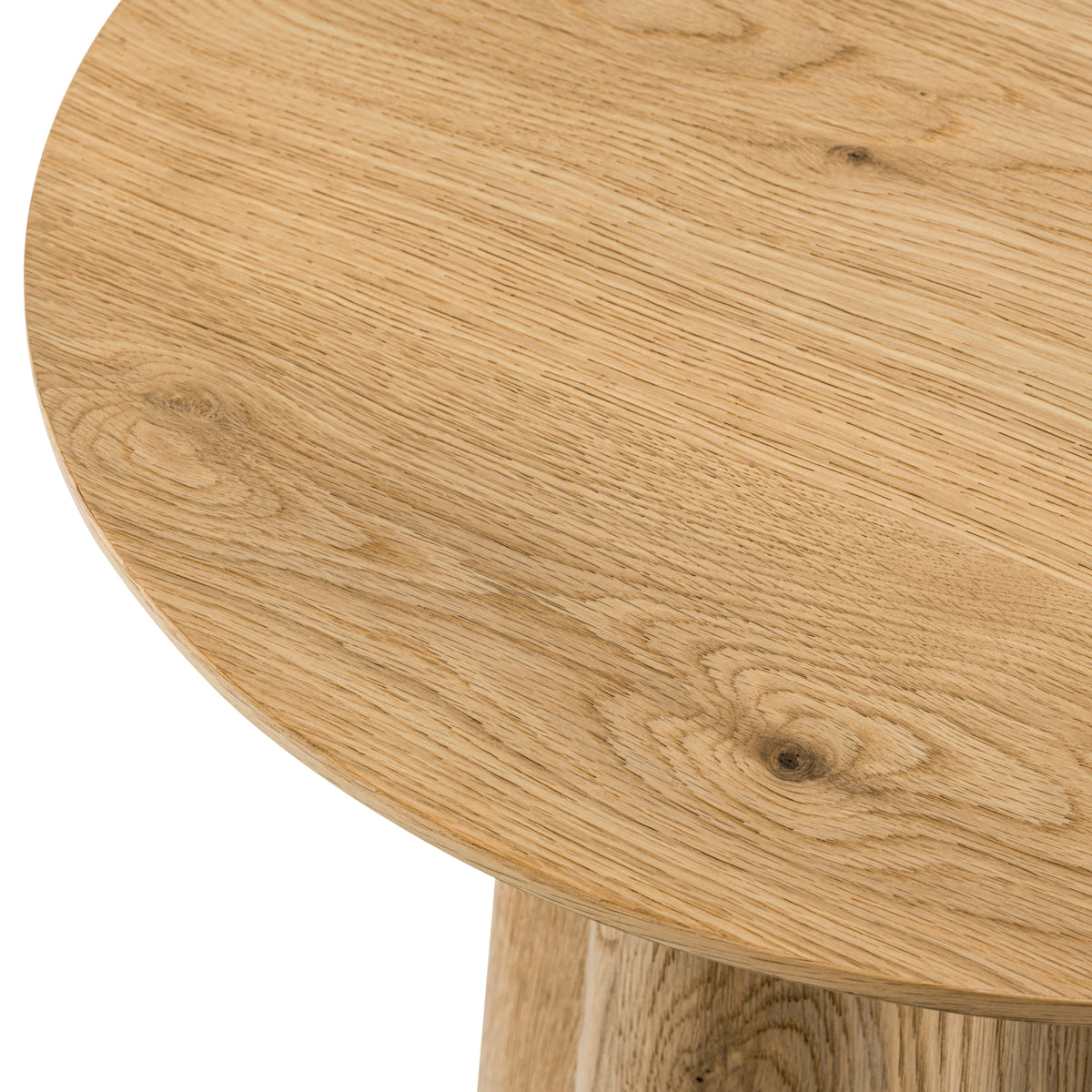 Oak Veneer Side Table Papyrus | Cabothousefurniture.com