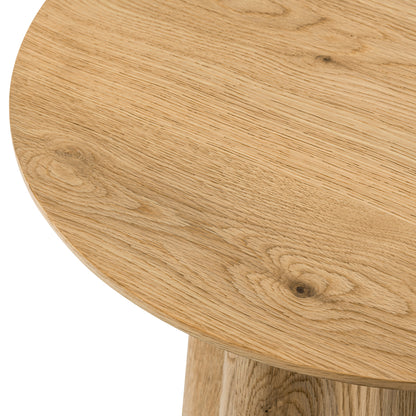 Oak Veneer Side Table Papyrus | Cabothousefurniture.com