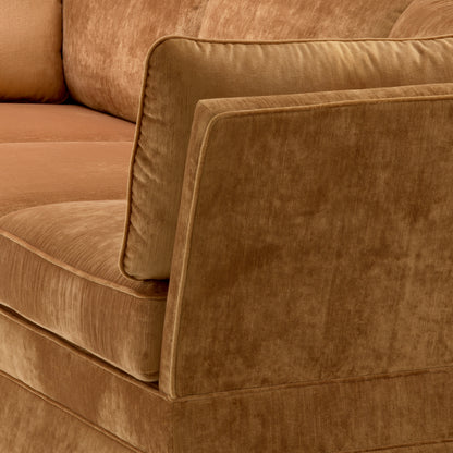 Copper Velvet Sofa Belvedere