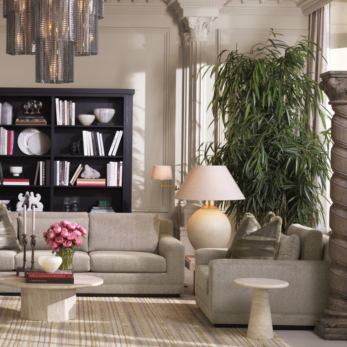 Antique Wooden Column Veneto | Cabothousefurniture.com