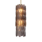 Smoke Glass Palm Chandelier Sahure