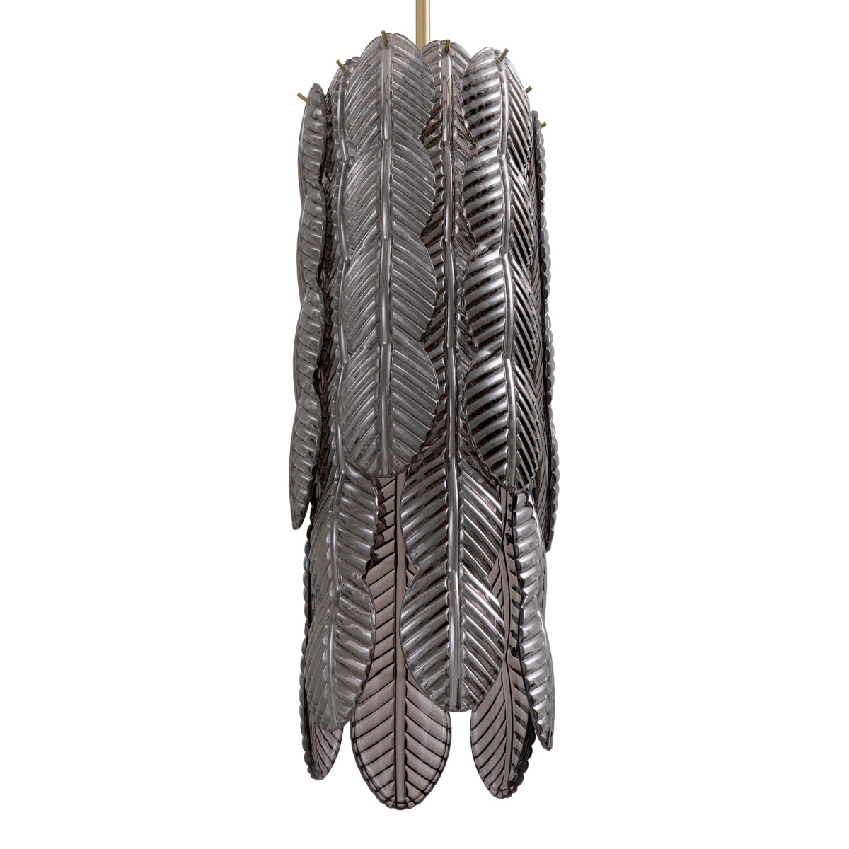 Smoke Glass Palm Chandelier Sahure