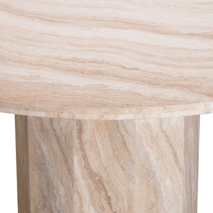 Round Travertine Dining Table Florence