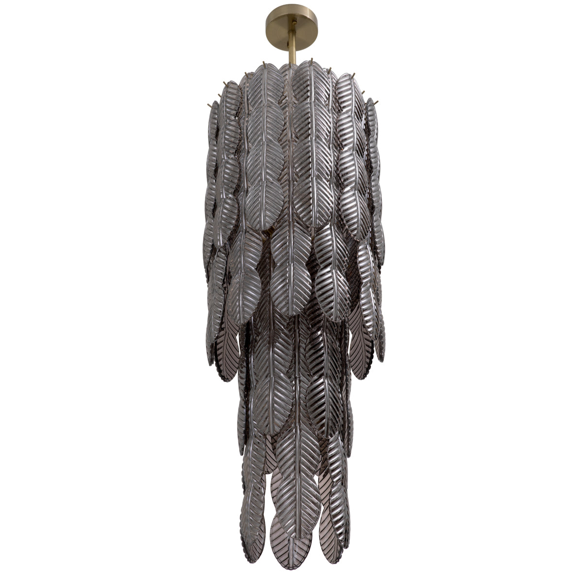 Smoke Glass Palm Chandelier Sahure