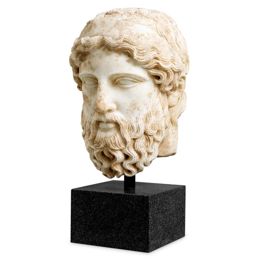 Marble Head Sculpture Bust Hermes | Cabothousefurniture.com