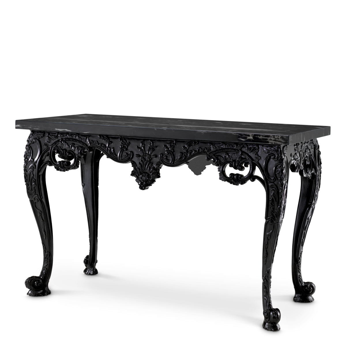 Black Console Table Cadwalader | Cabothousefurniture.com