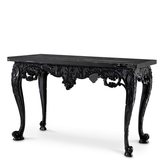 Black Console Table Cadwalader | Cabothousefurniture.com
