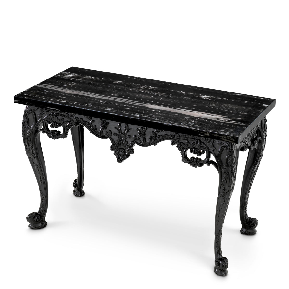 Black Console Table Cadwalader | Cabothousefurniture.com