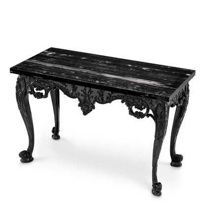 Black Console Table Cadwalader | Cabothousefurniture.com
