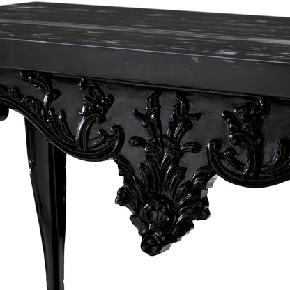 Black Console Table Cadwalader | Cabothousefurniture.com
