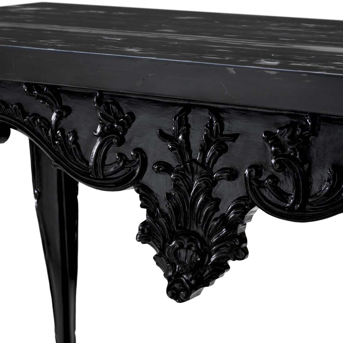 Black Console Table Cadwalader | Cabothousefurniture.com