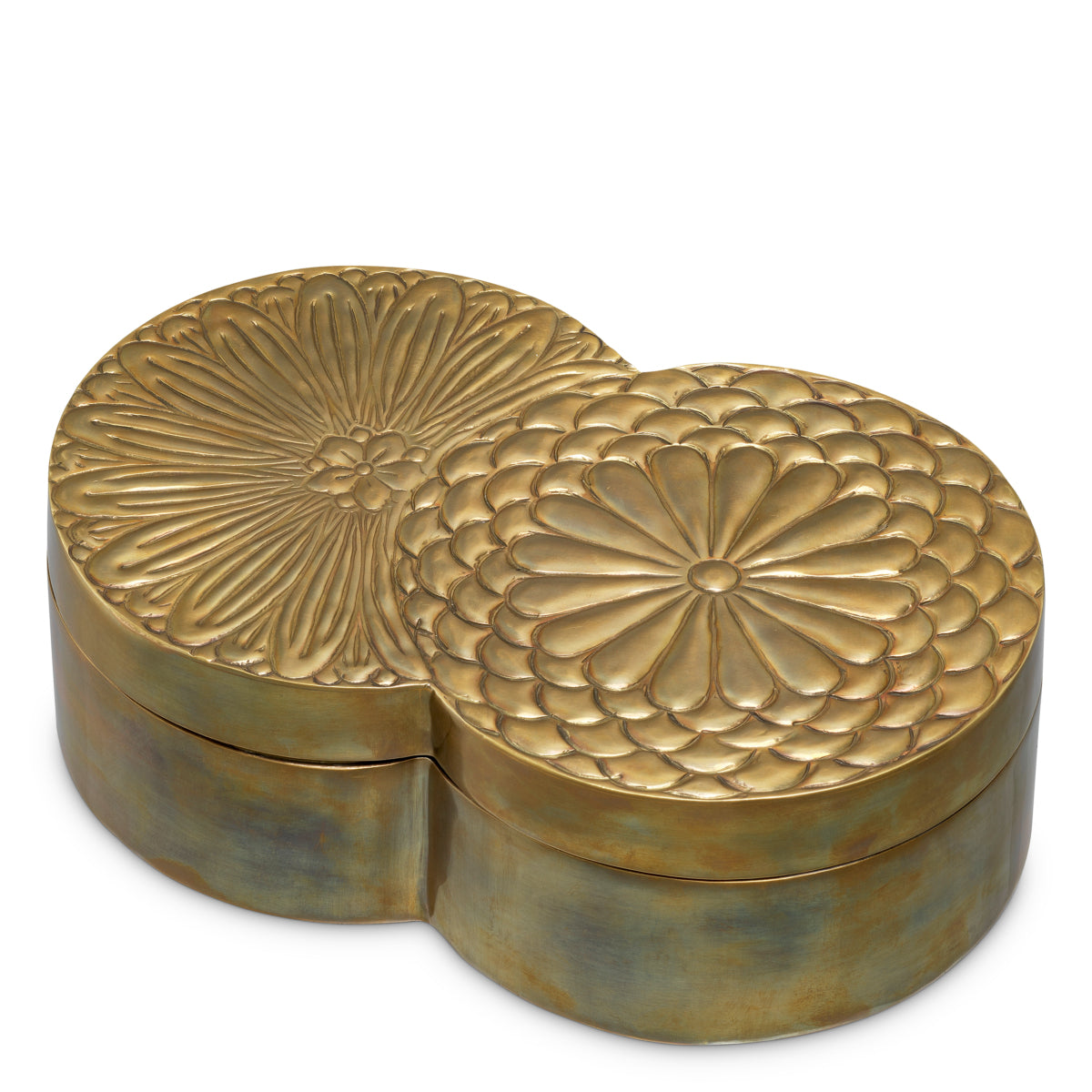 Antique Brass Box Meiji | Cabothousefurniture.com
