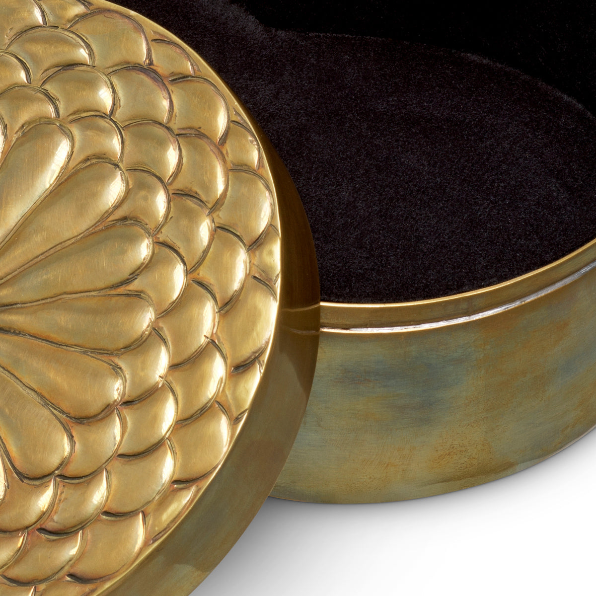 Antique Brass Box Meiji | Cabothousefurniture.com