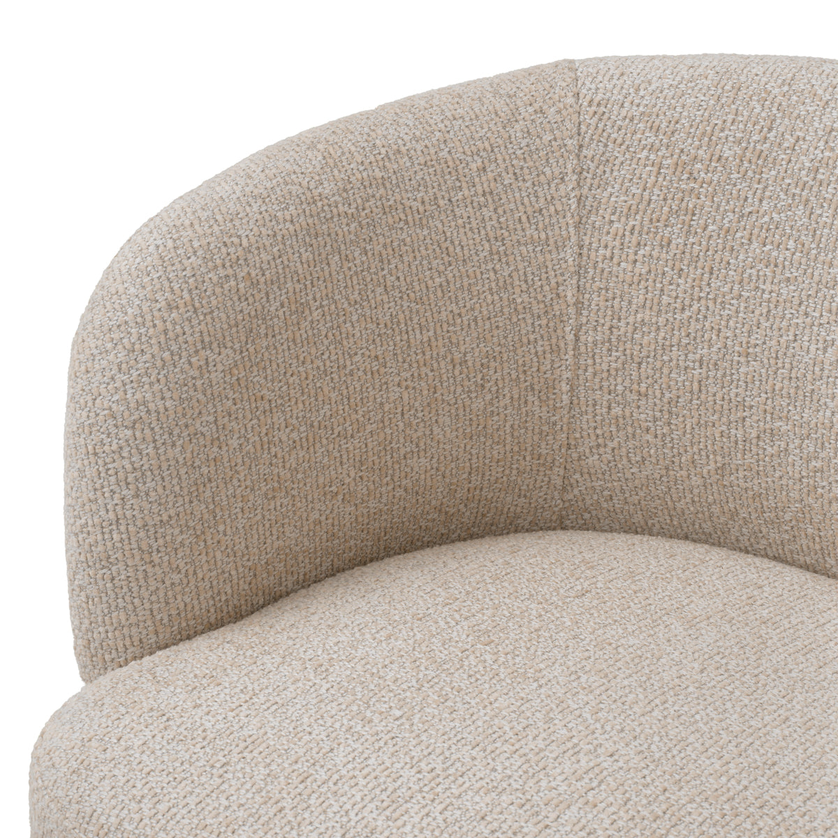 Beige Swivel Dining Chair Marly | Cabothousefurniture.com