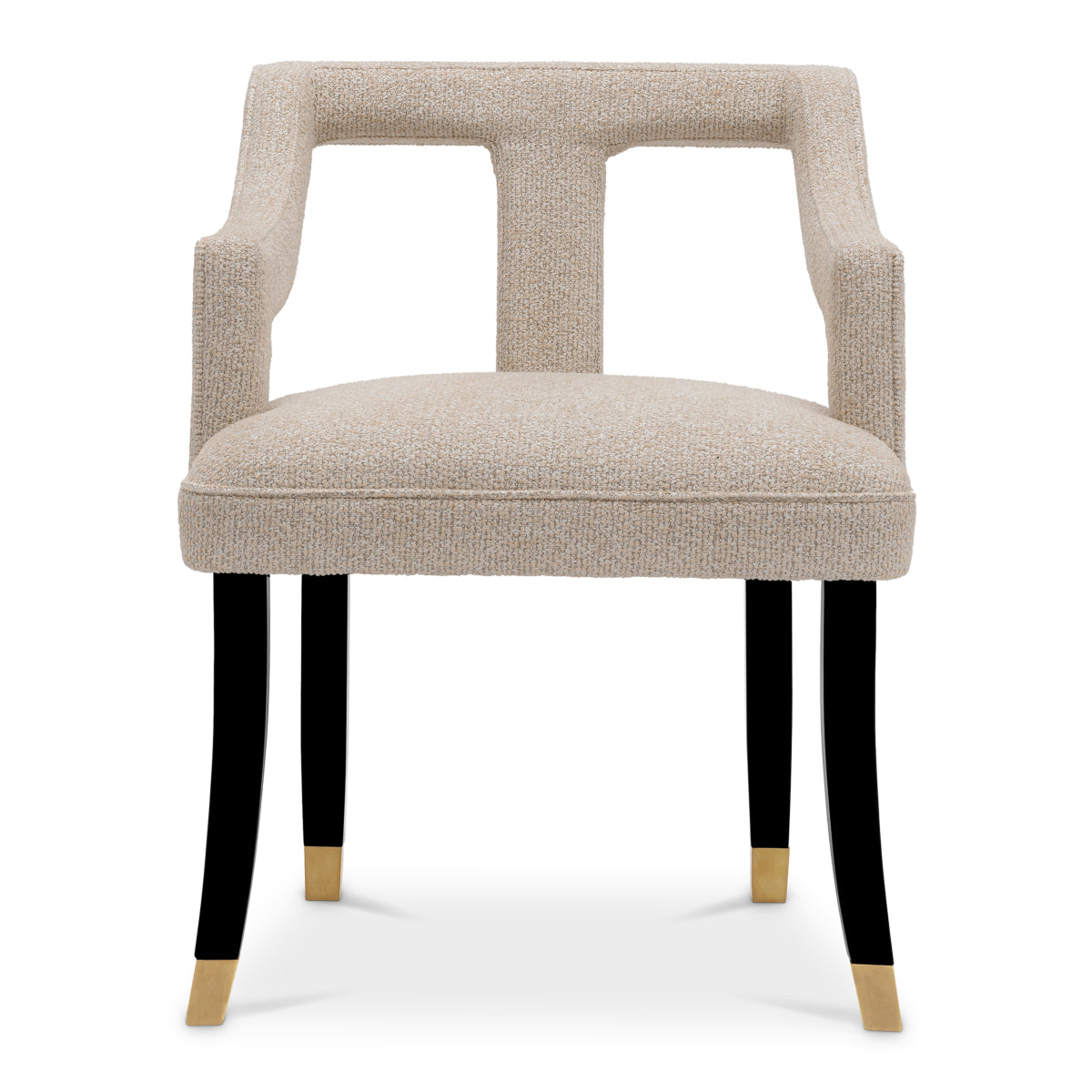 Beige Upholstered Dining Chair Roumier