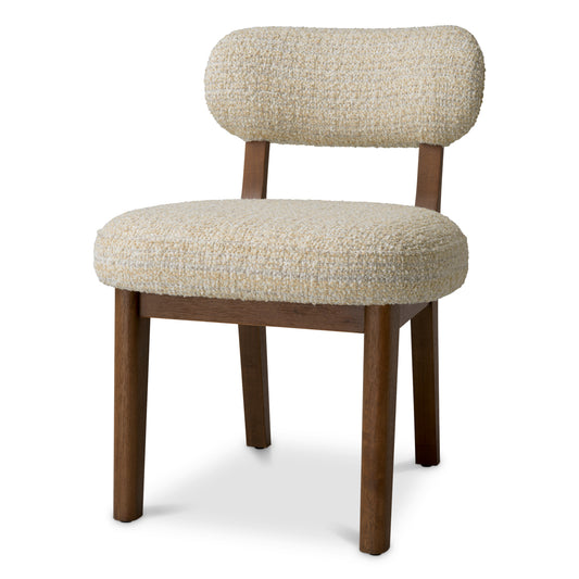 Beige Upholstered Dining Chair Duveen | Cabothousefurniture.com